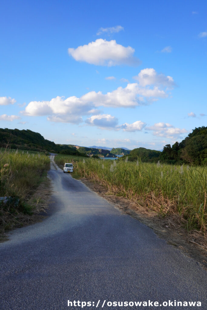 ウクの浜の周辺の風景