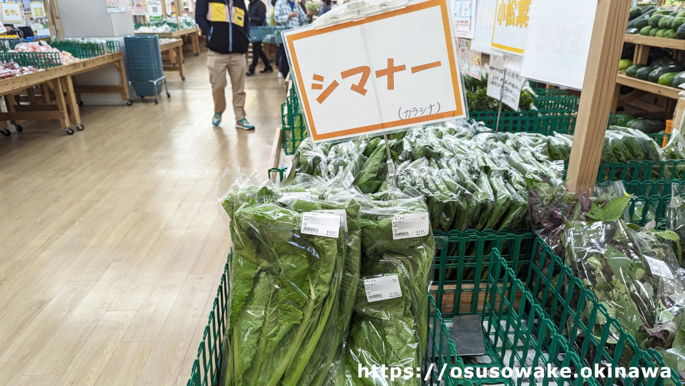 沖縄野菜「シマナー（からし菜）」