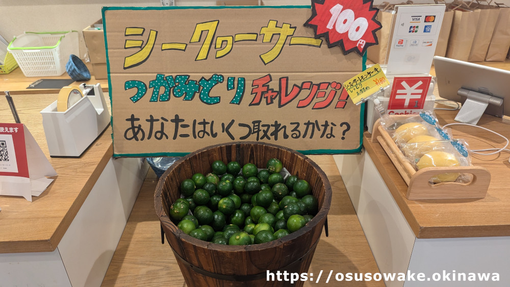 「大宜味シークワサーパーク」期間限定シークワサー詰め放題