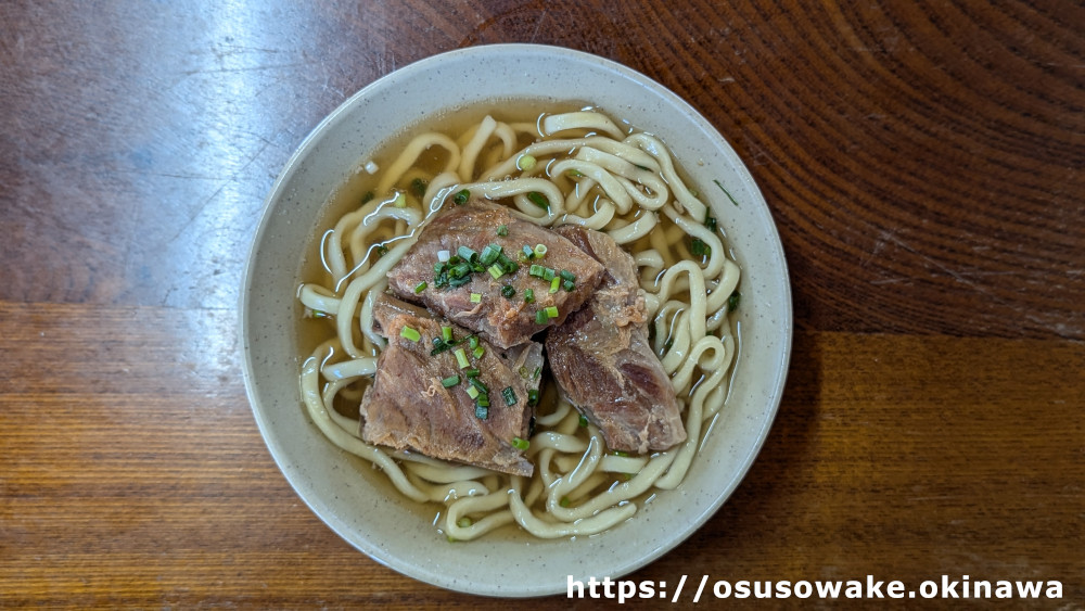 我部祖河食堂名護本店の元祖ソーキそば