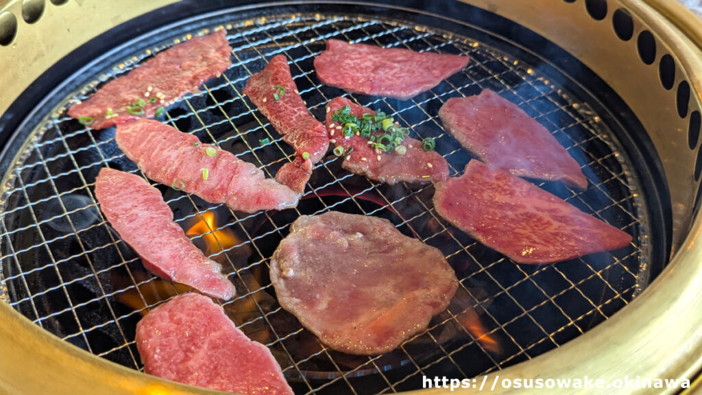 焼肉もとぶ牧場もとぶ店の焼肉ランチメニュー