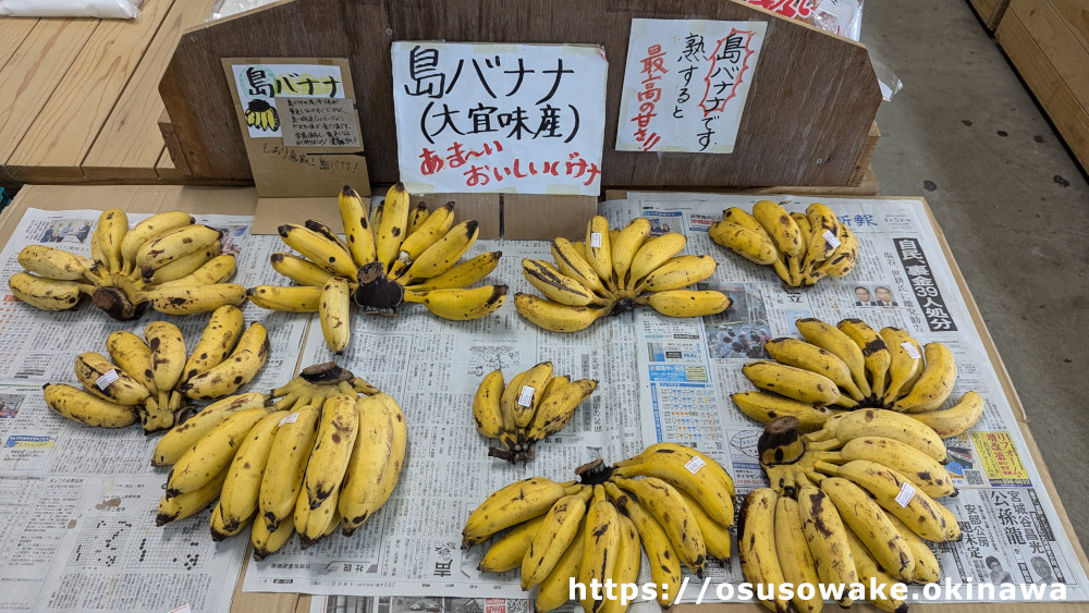 大宜味村農村活性化センター・大宜味農産物直売所「島バナナ」