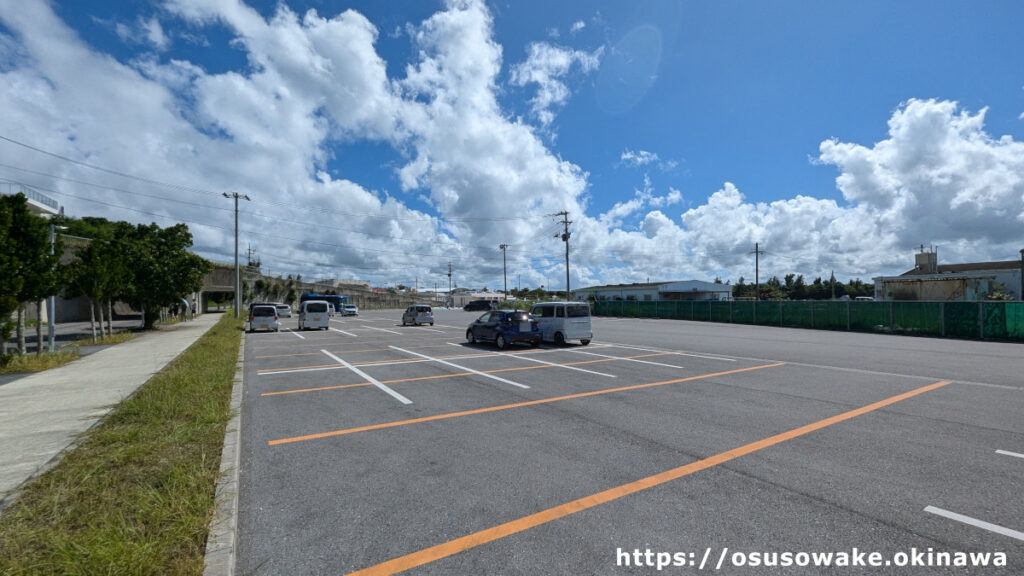 古宇利島の駅ソラハシの第二駐車場